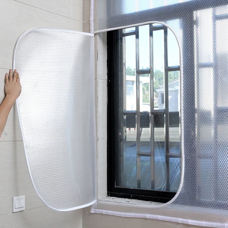 冬季窗户挡风神器密封保温膜保暖窗帘防寒双层卧室防寒防风隔音