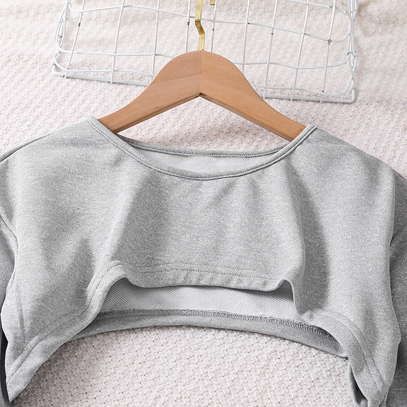 Women's Casual Suit With Long Sleeved Top And Pants Set_voghion.com