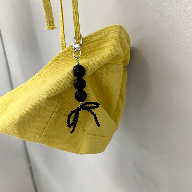 23g Weight Bag Pendant, Keychain Classification 1 Piece Quantity Holiday, Banquet, Travel Occasion Resin Material Bow Knot Pattern Plating Design Casual, Elegant, Lady Style 1 Piece Casual Elegant Lady Bow Knot Resin Plating Bag Pendant Keychain 4