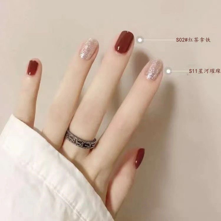 A base de agua de hielo blanco transparente desnudo esmalte de uñas hembra libre de horneado pelable sin lágrimas de secado rápido inodoro estudiante manicura traje