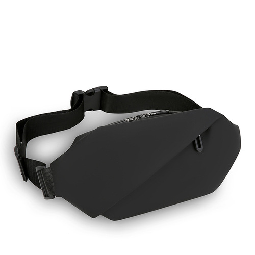 Men's Chest Bag Outdoor Running Phone Bag Multifunctional Large Capacity Waterproof Leather Film Casual Single Shoulder Crossbody Bag Wholesale