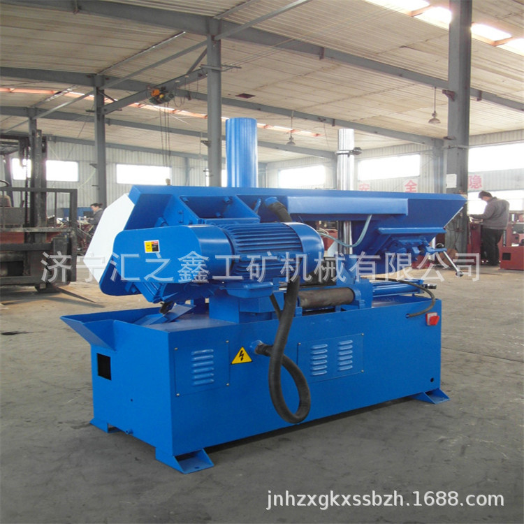 小型金属带锯床  全自动卧式送料带锯床 双立柱卧式半自动锯床