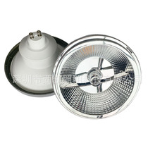 厂家可调光led cob ar111斗胆灯12W G53 GU10筒灯85-265V带导光柱