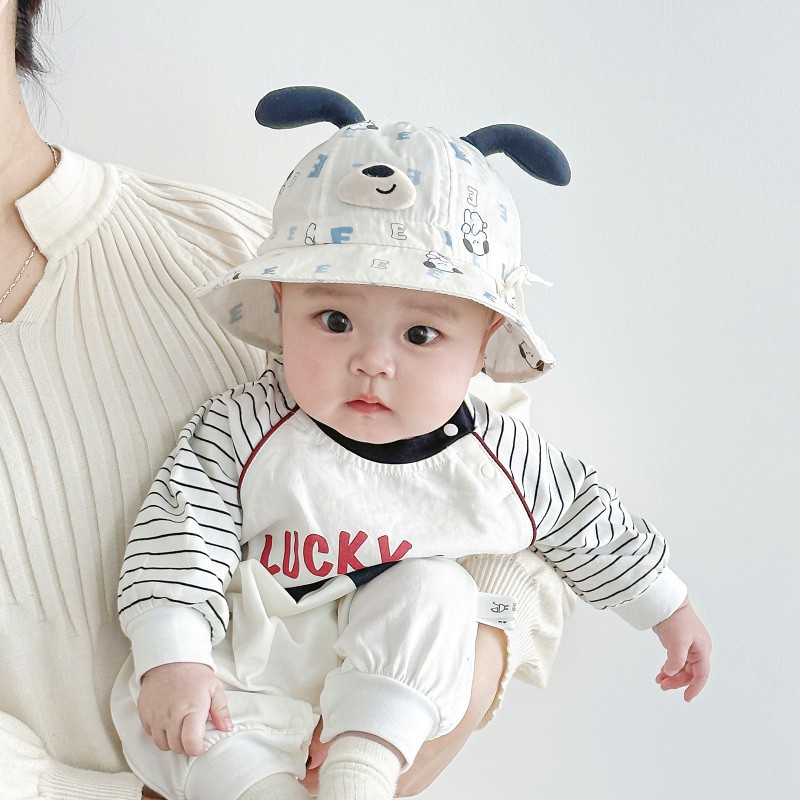 Sombrero para bebés primavera lindo super lindo pequeño mes sombrero sombrero de sol primavera delgado bebé ajustable sombrero de cuenca