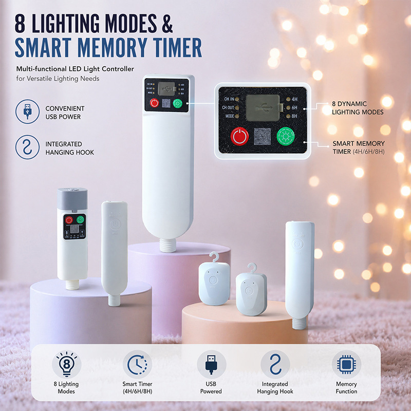 USB Rechargeable Light String Controller Wireless Remote Control Waterproof Controller Type-C Ultra-Thin Customizable Remote Control USB Rechargeable Light String Controller Wireless Remote Control Waterproof Controller Type-C Ultra-Thin Customizable Remote Control