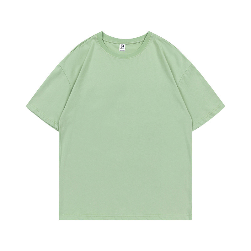 230g de peso pesado, talla europea, herramientas de manga corta, ropa de trabajo, ropa de trabajo, camisa publicitaria, camiseta de algodón con cuello redondo, logotipo impreso personalizado