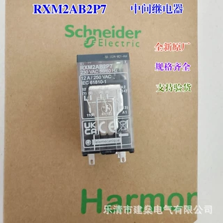 全新原厂 小型中间继电器 RXM2AB2BD RXM2AB2P7 B7 F7 8脚 2开2闭