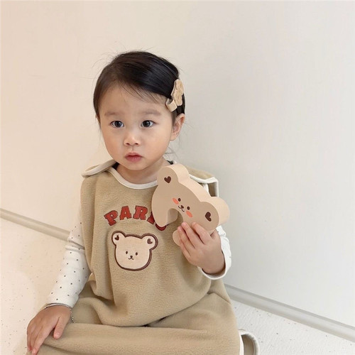 ins Korean bear door handle anti-collision children's room anti-pinch safety door stop bedroom door closing artifact