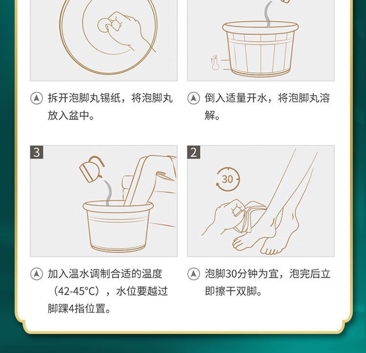 Artemisia Foot Soak Balls Ai Cao Pao Jiao Wan Herbal Foot Bath Dissolvable 20g preparation