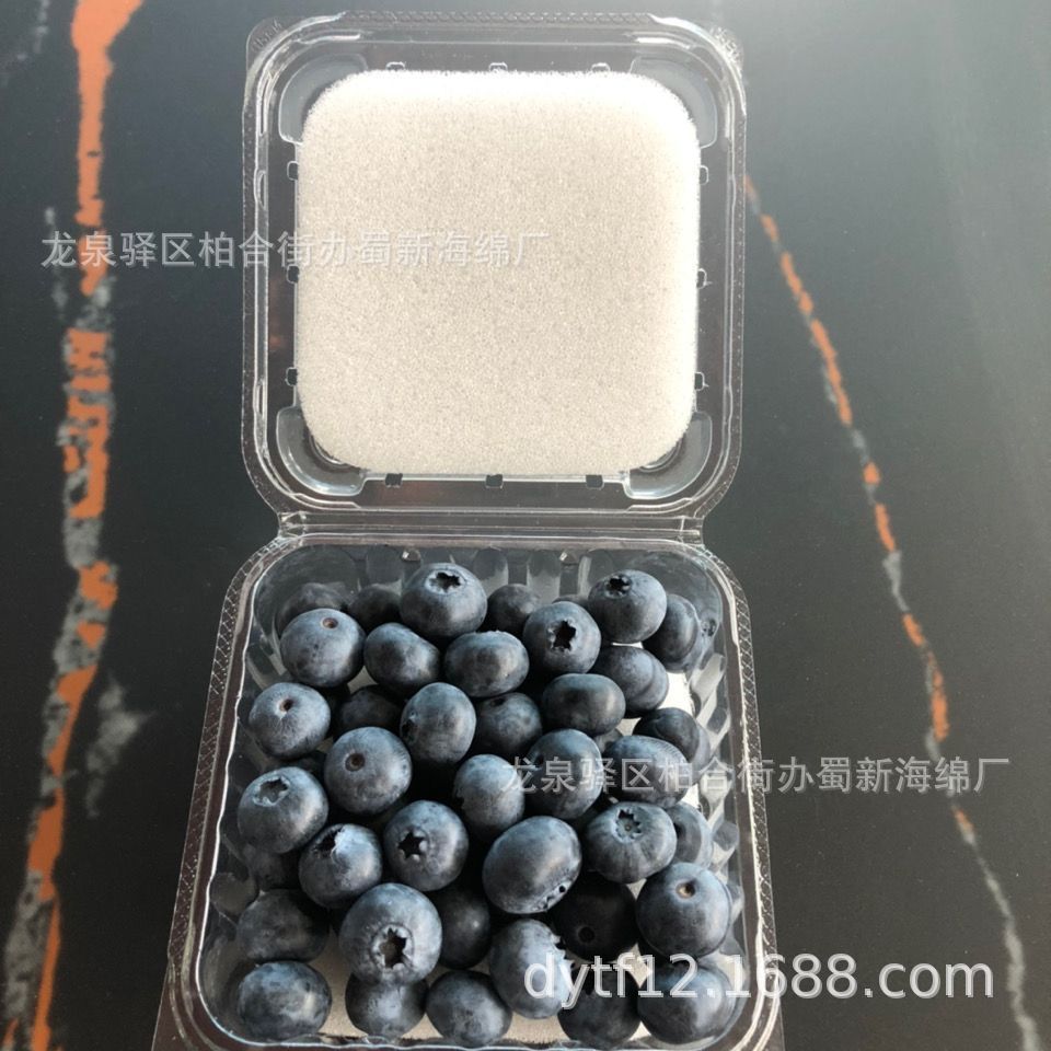 蓝莓海绵包装/蓝莓泡沫包装/蓝莓海绵片材包装/蓝莓泡沫片材包装