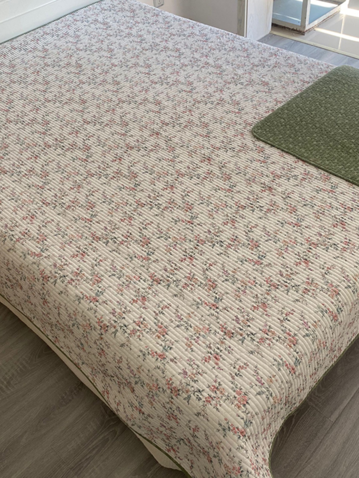 ✅出口韩国纯棉床盖单件高温水洗柔软夹棉床单夏凉盖