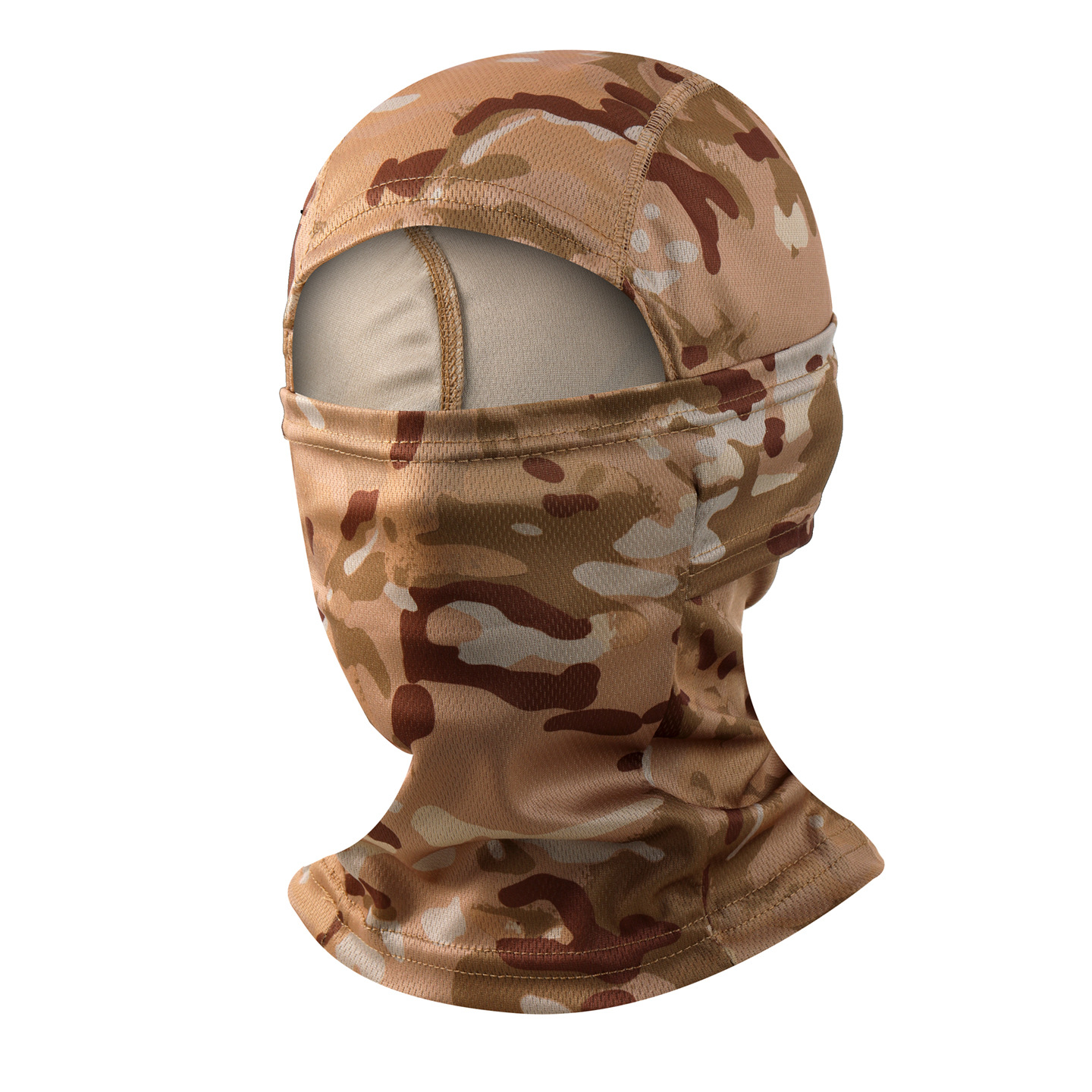 Máscara solar de ciclismo transfronteriza cubierta de camuflaje al aire libre secado rápido respirado a prueba de viento protector facial turbante militar para hombres y mujeres