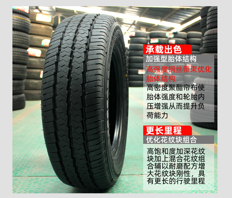 Heavy-Duty Lt Car Tires 175 185 195 205 215 225/65/70/75R14R15 Wholesale