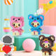 Compatible with Lego Micro-particle Building Blocks Blind Box Cartoon Doll Kidsren's Educational Assembled Street Stall Cross-border Toy Wholesale
