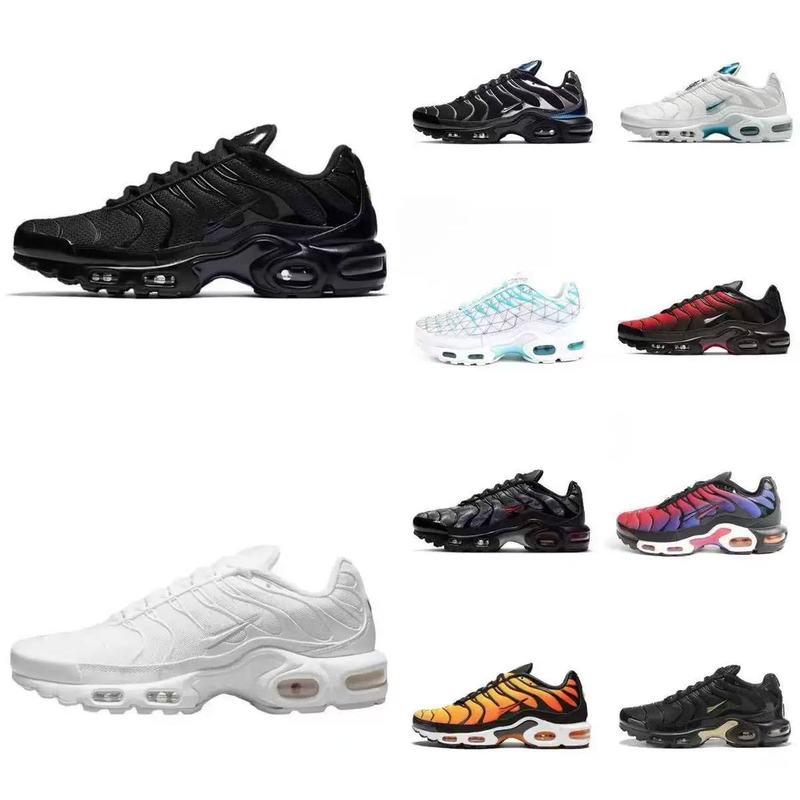 New Cross-Border Tn Export 1St Generation Large Cushion Shoes 36-47 European Station Men's Shoes Couple Sports Shoes Women's Shoes Running Shoes