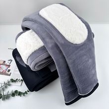 【诚招代理】男士加厚保暖高腰修身加肥护膝护腰加大光滑面打底裤