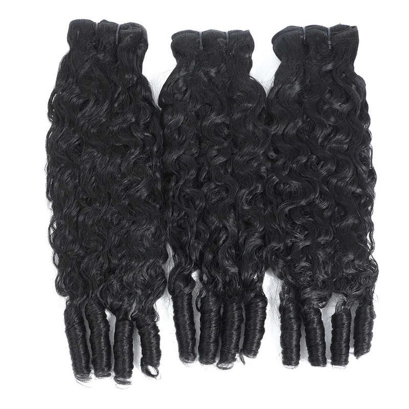 15A发帘高幅度Burmese Curly Bundles Human Hair Bundles全真发|undefined