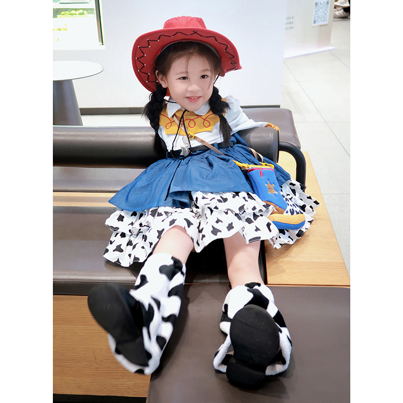 Long sleeve fleece skirt / 100cm