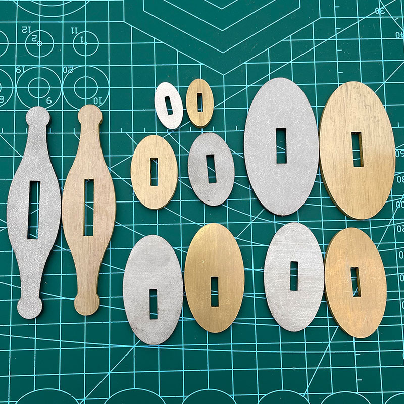 DIY Knife Guard Brass Hand Guard Knife Guard Accessories DIY Brass Hand Guard Spacer Gasket DIY Knife Guard Brass Hand Guard Knife Guard Accessories DIY Brass Hand Guard Spacer Gasket