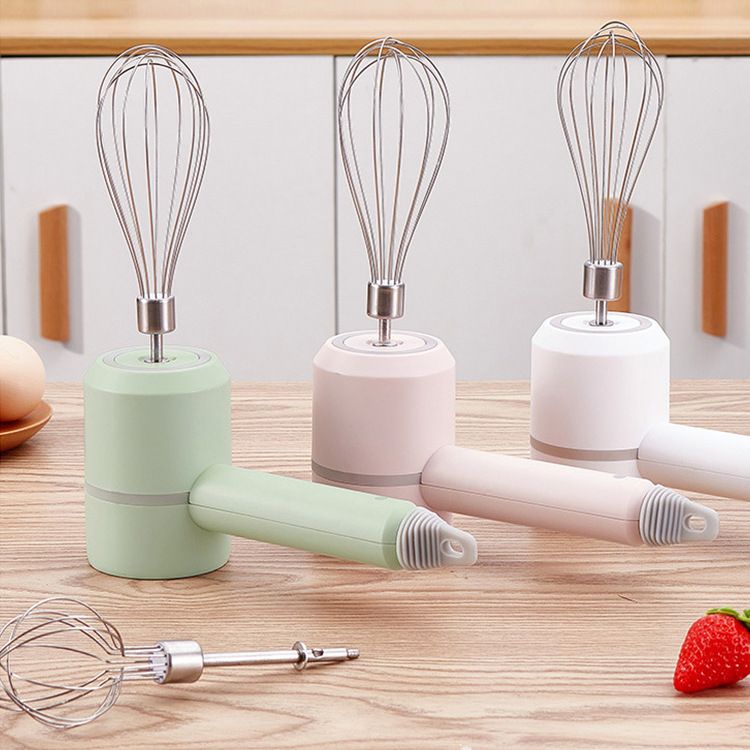Inalámbrico batidora eléctrica pastel crema batidor de huevo portátil sola cabeza batidor de huevo gadget de cocina