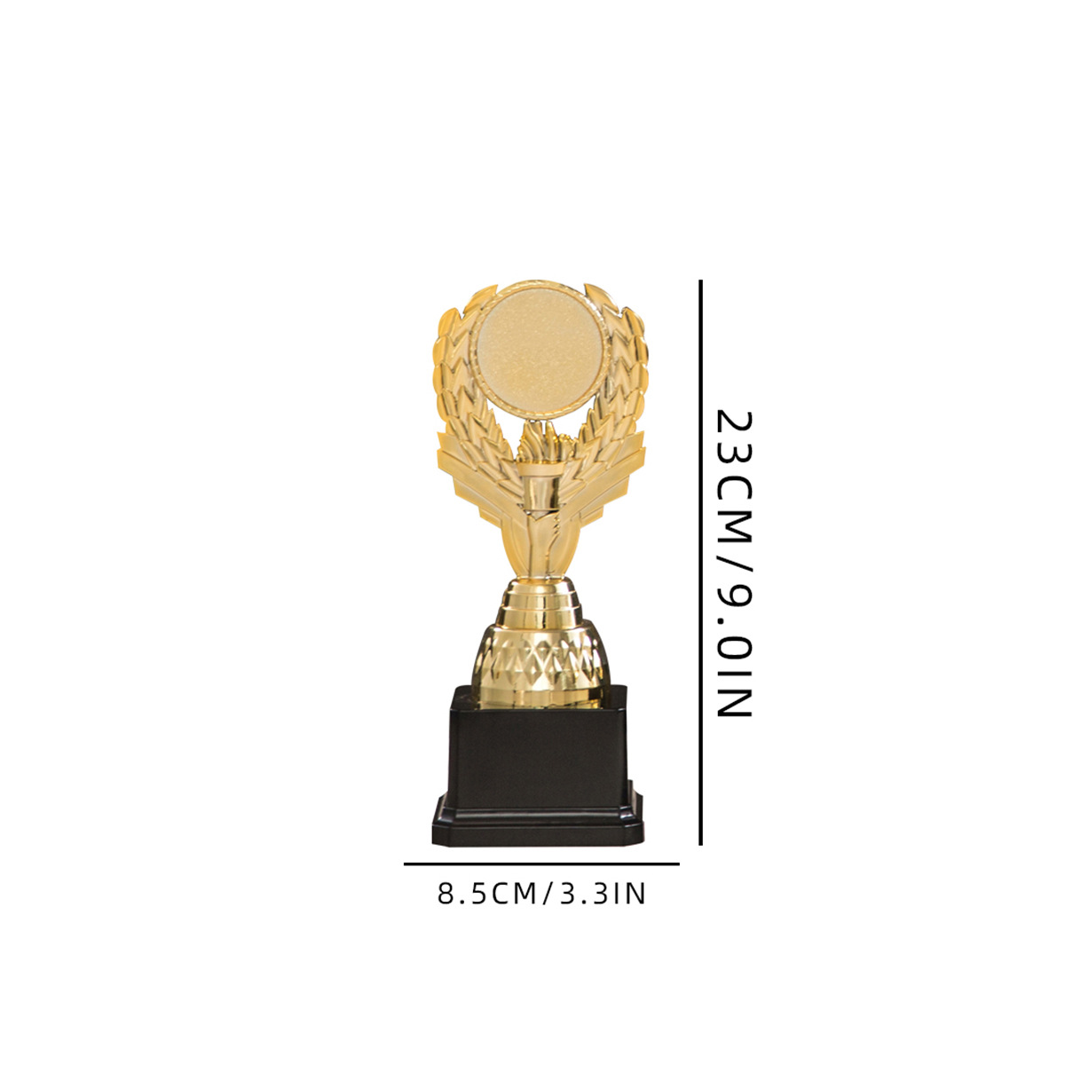 Trofeos personalizados para competiciones de fútbol, artes marciales infantiles, danza y taekwondo; producción y venta al por mayor de pequeños trofeos de plástico para fines conmemorativos.