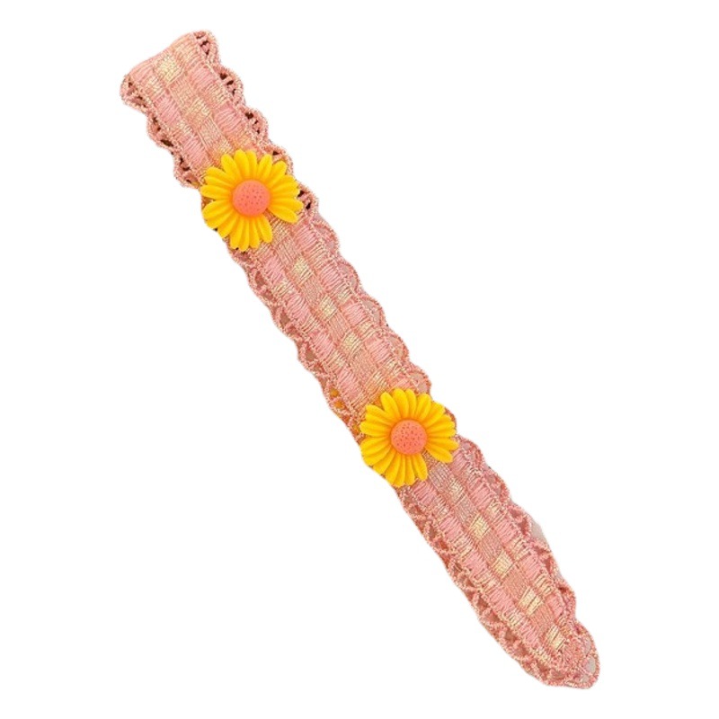 Children's Cartoon Animal Magic Sticker Hair Finishing Artifact Bow Small Flower Weaving Velcro Head Hoop