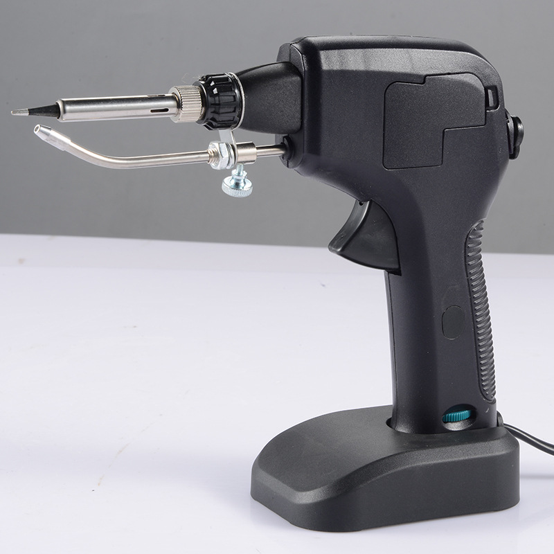 焊锡枪送锡枪内热电烙铁大功率送底座带开关指示灯调温美规欧规