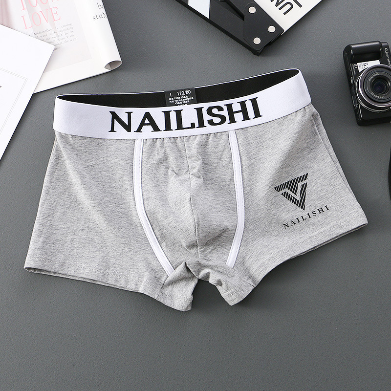 Sous-vêtements pour hommes, boxers tendance en pur coton respirant haut de gamme, nouveauté_voghion.com