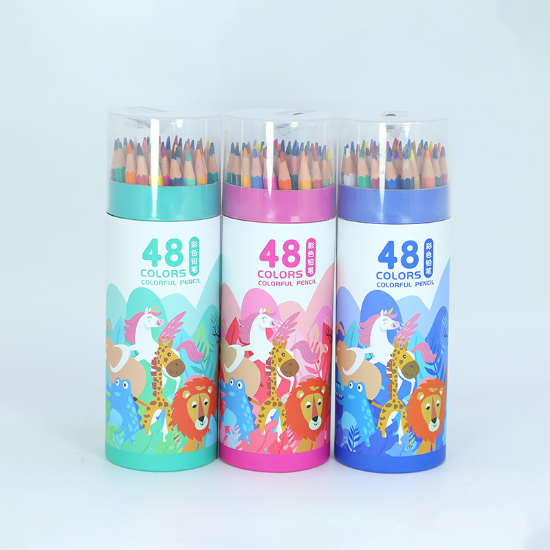 Lápices de color para estudiantes de primer grado dibujo infantil especial de dibujos animados de plomo de color al por mayor