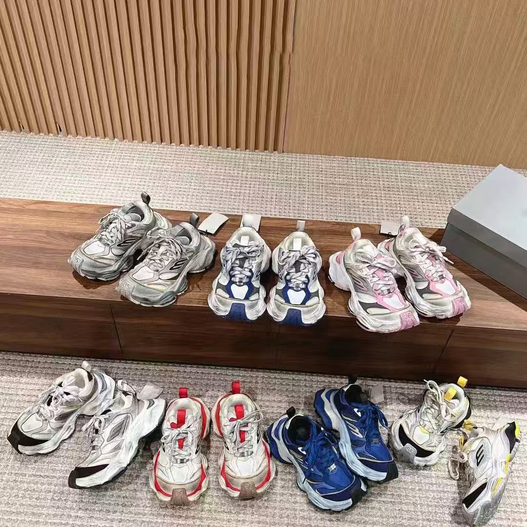 Putian Shoes Paris 5XL Runway Style Cargo Retro Distressed Dad Shoes for Men and Women, Thick-Soled Height-Increasing Sports Casual Shoes