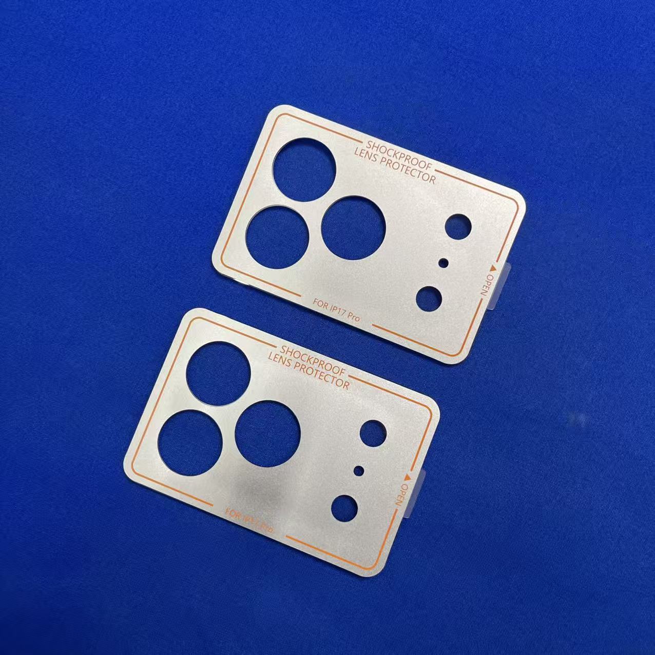 Aplicable a la película protectora de la cámara de Apple 17promax, ubicación de segundo pegado iPhone esmerilado módulo de lente película base