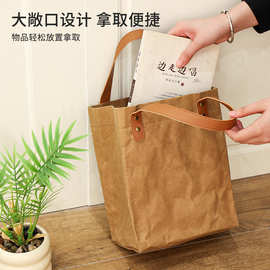 牛皮纸手提袋环保礼品袋书袋大容量上班族文件袋饭盒手提包可定制