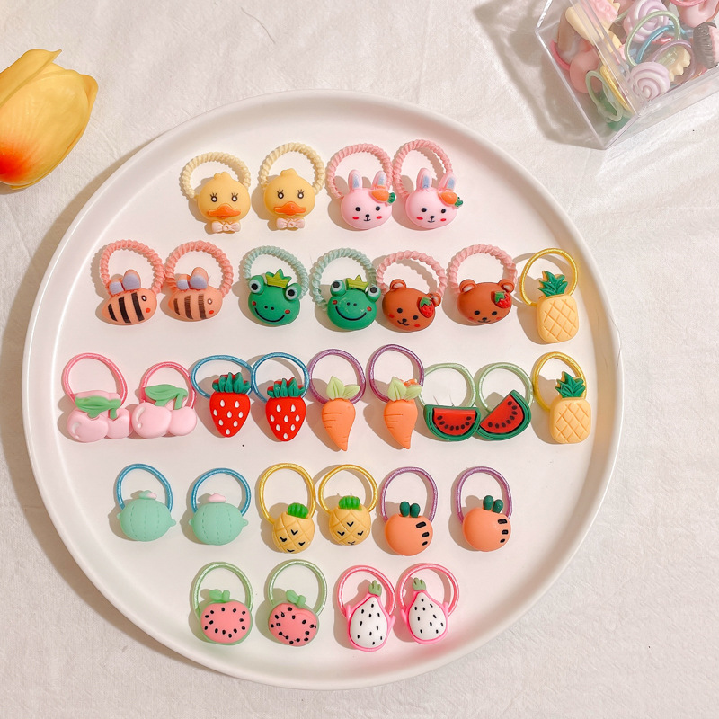 Accesorios para el pelo de los niños lindo pulgar banda bebé cabeza cuerda pequeña niña alta elástico no daño corbata goma tocado banda tocado