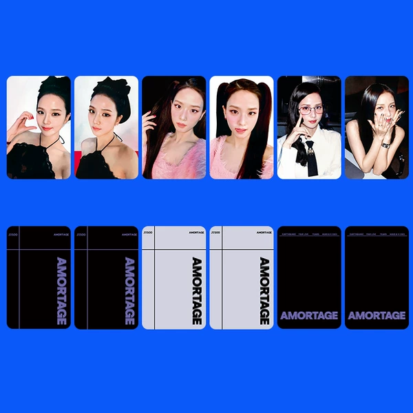 Kim Ji-soo's SOLO AMORTAGE album CHULO (seven styles) six pieces