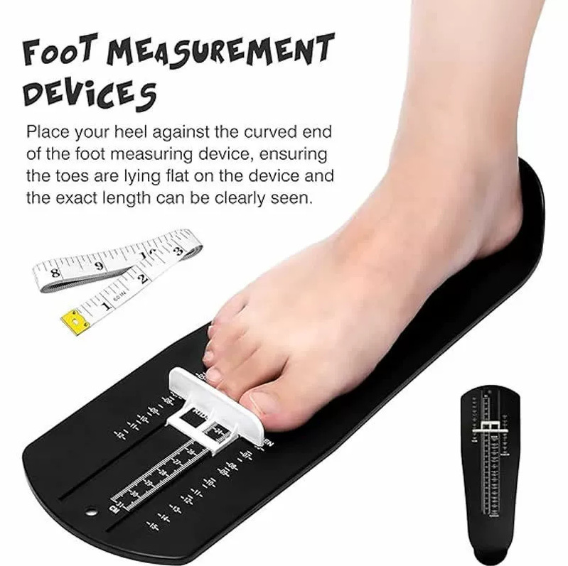 American Size Foot Measurer for Adults, Shoe Size Measuring Tool, Shoe Length and Foot Length Measuring Ruler, Large Household Foot Measuring Scale