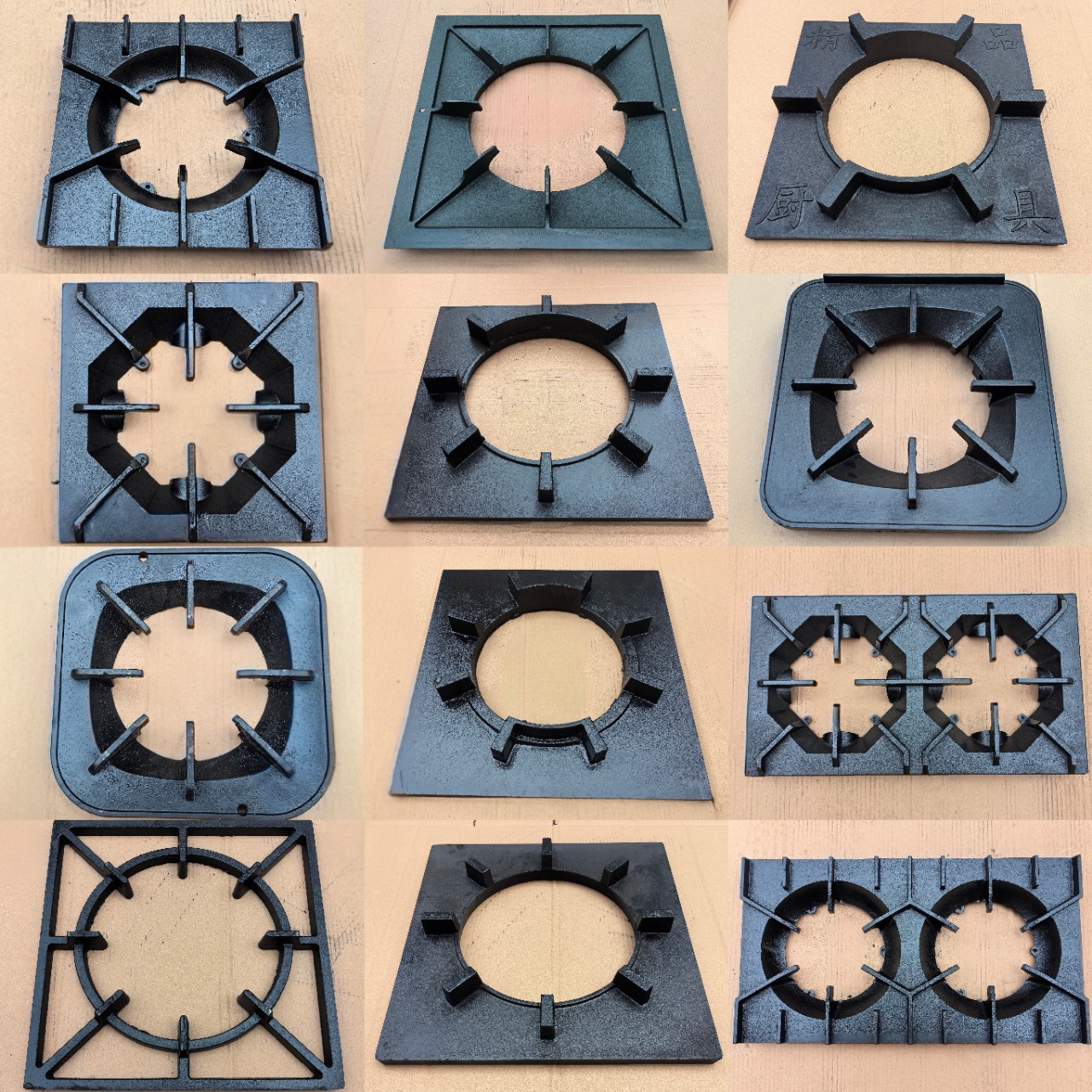 燃气炉灶炉头支架酒店商用厨房设备生铁配件煲汤炉花架矮仔炉花板