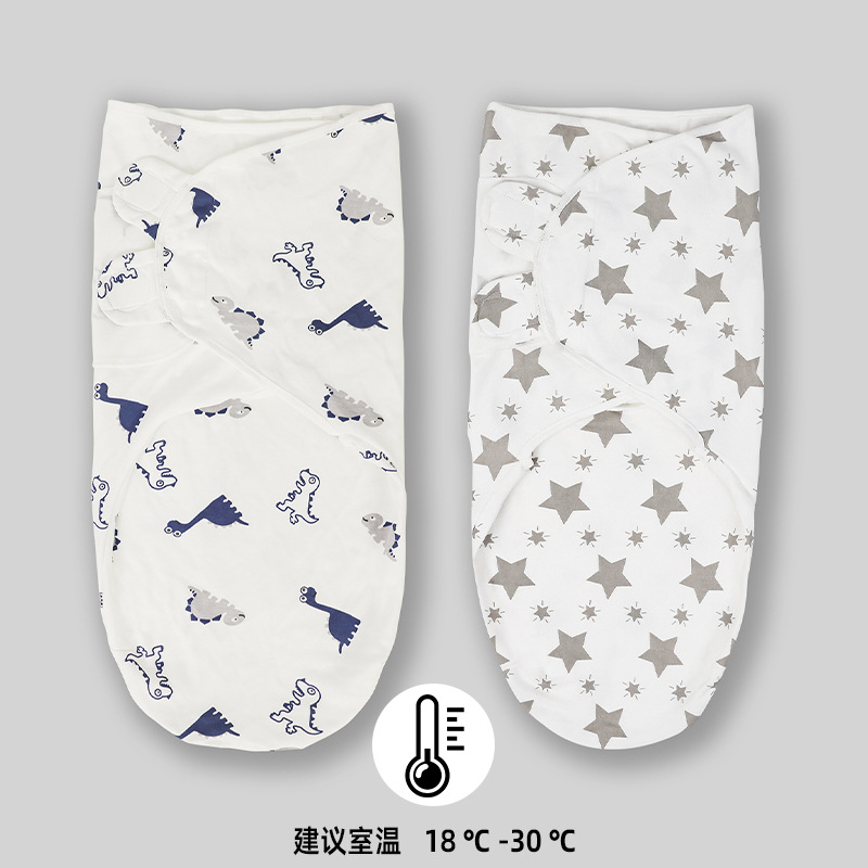 Edredón de algodón puro Four Seasons universal anti-kick toalla edredón anti-shock Toalla de pañales para bebés recién nacidos saco de dormir para bebés