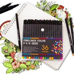 Cross-border colored fine-tip pens 48 colors 60 colors 100 colors journal painting pens children's writing set watercolor pens