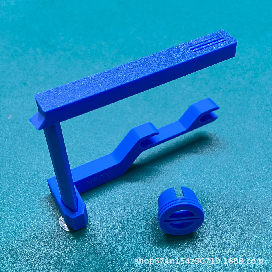 Impresión 3D de la herramienta de ajuste de altura del sillín de bicicletas Escala de cartucho de eje para dibujar el modelo de placa de mano de muestra