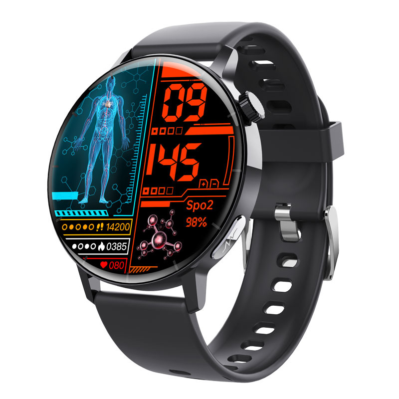 Reloj inteligente con pantalla redonda HD para hombre, F67Pro, frecuencia cardíaca, ECG, ECG, lípidos en sangre, monitoreo de ácido úrico, reloj deportivo de salud