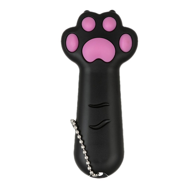 Linterna de Mano con Forma de Pata de Gato, Juguete para Gatos, Luz Púrpura Multiusos, Detector de Dinero, Luz Blanca, Iluminación, Llavero