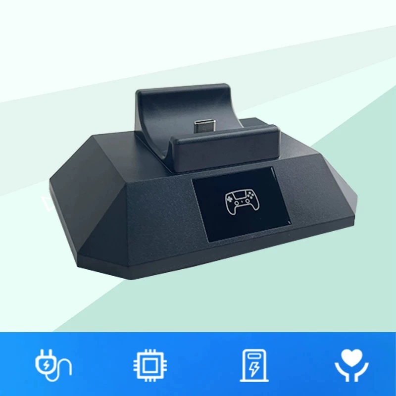 Совместимый держатель аккумулятора PS5, лампа зарядки PS5, база подзарядки носителя PS5, крепление для быстрой зарядки