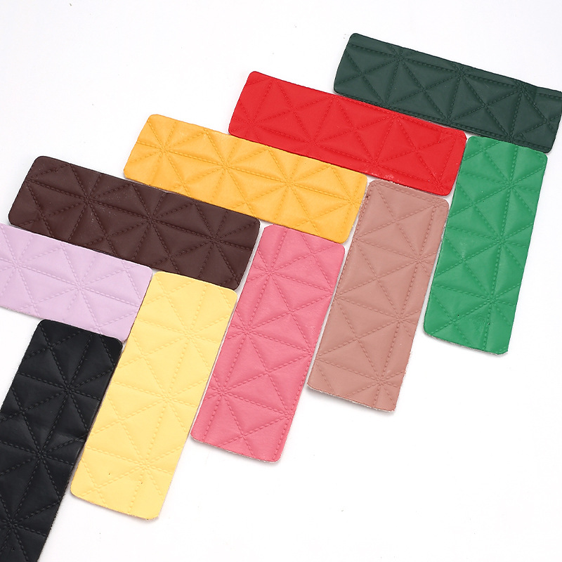 环保PU皮革经典十字纹K122鞋箱包料合成革人造革现货批发工厂直销