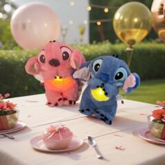 スポットクロスボーダー呼吸熊呼吸ラッコ二色呼吸スティッチ子供なだめる音光人形人形人形動物