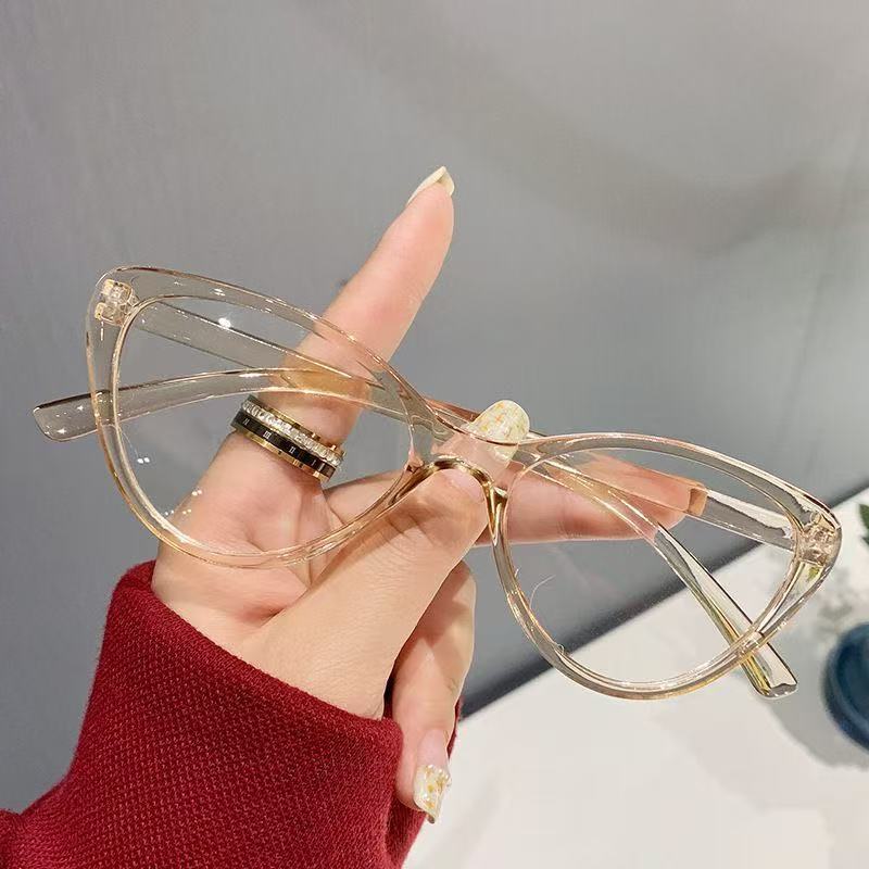 Damen Anti-blaulicht-brille Im Retro-stil Mit Katzenaugenform_voghion.com