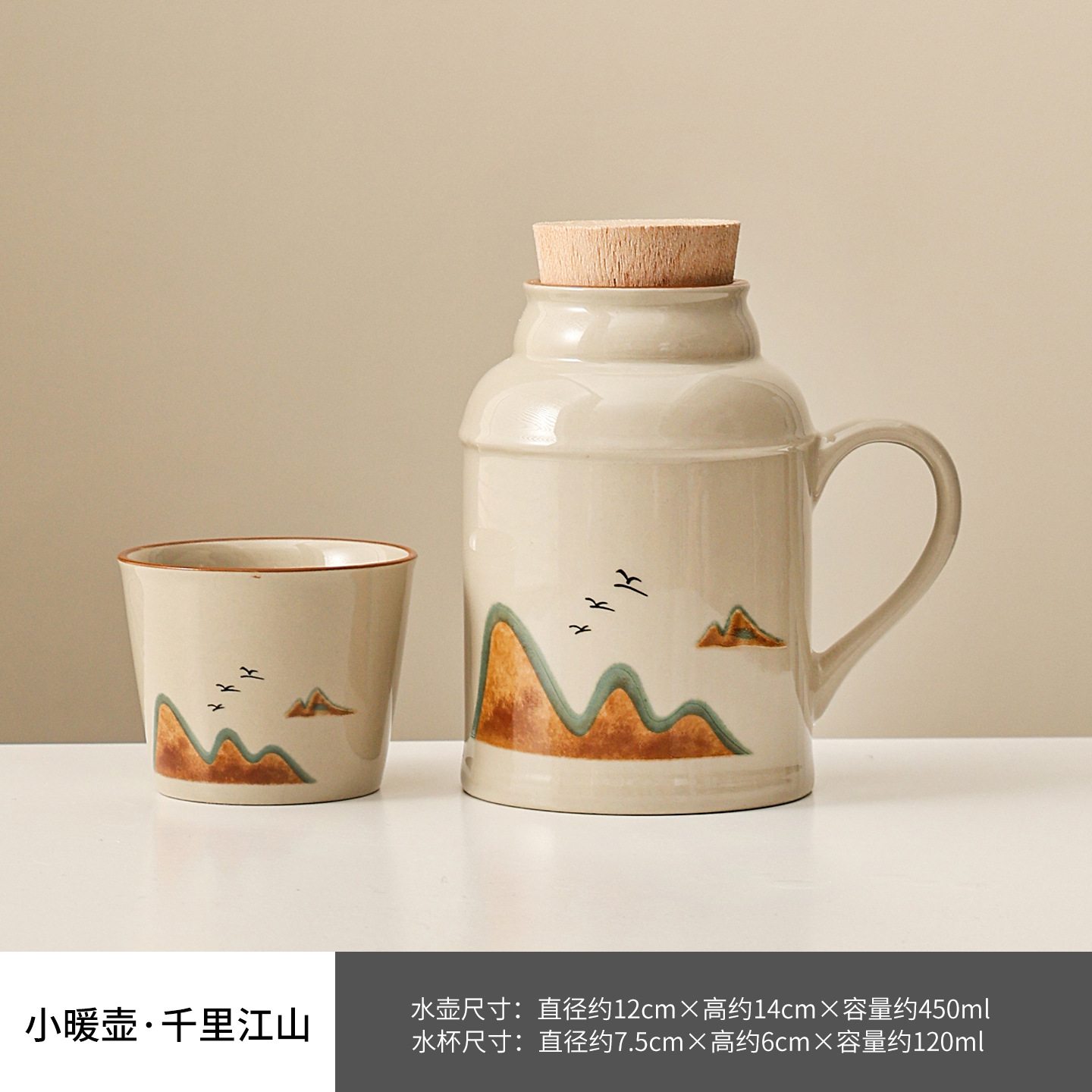 Small thermos (thousands of miles away) + host cup
