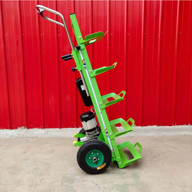 厂家现货水桶爬楼搬运车 家电家具自动上楼车 手扶式电动爬楼车