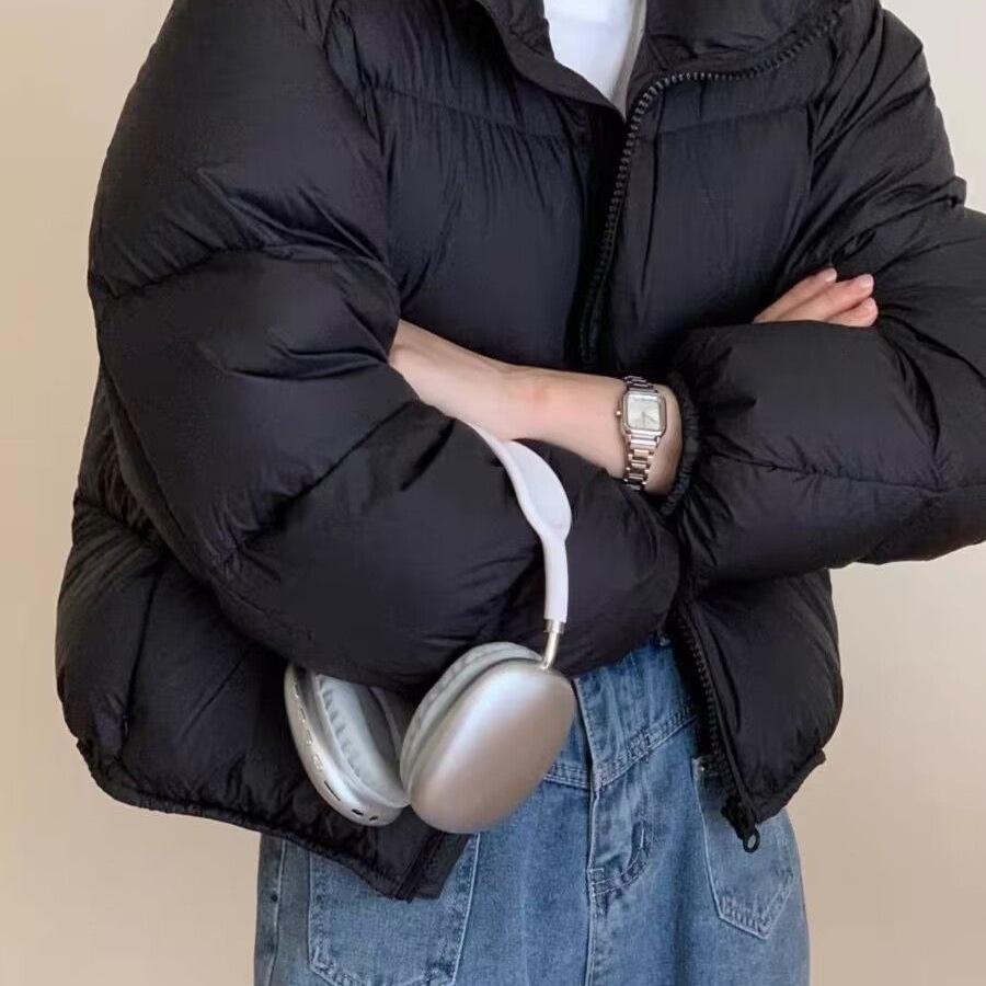 Version Kendall Jenner Style Short High Waist Thickened Down Jacket For Petite Women, European And American Ins Trend_voghion.com