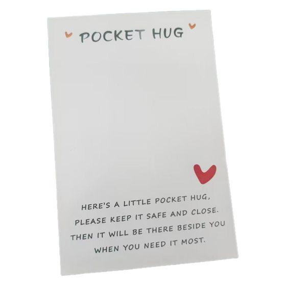 Pocket card foreign trade English letters friendship lovers wish cardboard jewelry packaging card