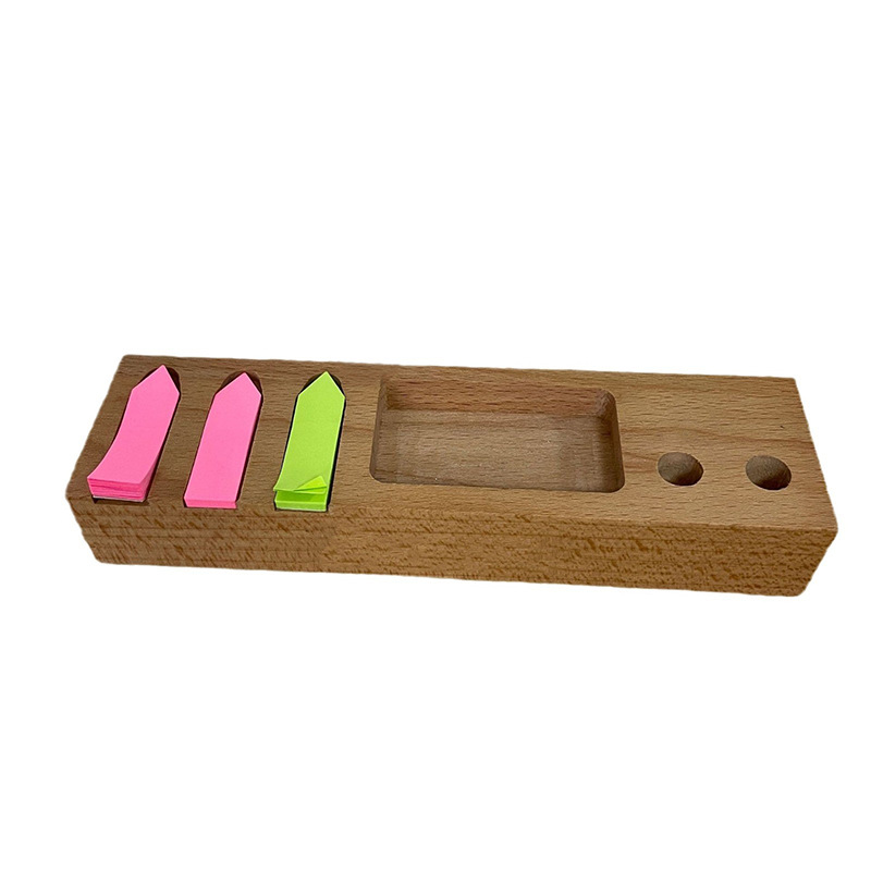 Calendario de escritorio de madera 2025 nuevo calendario de serpiente creativo y simple base de escritorio con adornos de notas